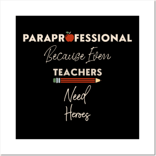 paraprofessional teacher Posters and Art